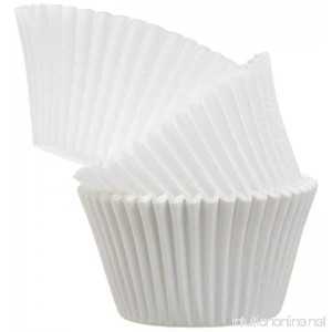 Regency Baking Cups for Cupcakes and Muffins White Jumbo 25 count - B000HM61D6